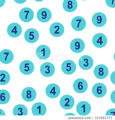 Seamless pattern with beautiful numbers. Algebra and geometry, calculations Seamless pattern with beautiful numbers. Algebra and geometry, calculations 123081771