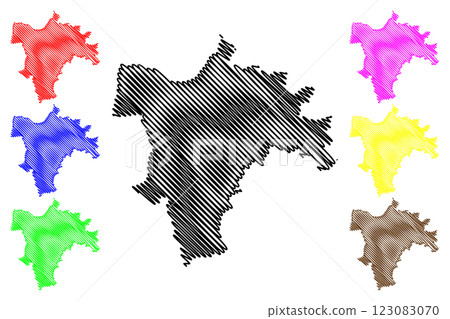 Torridge Non-metropolitan district (United Kingdom of Great Britain and Northern Ireland, ceremonial county Devon or Devonshire, England) map vector illustration, scribble sketch map Torridge Non-metropolitan district (United Kingdom of Great Britain and Northern Ireland, ceremonial county Devon or Devonshire, England) map vector illustration, scribble sketch map 123083070