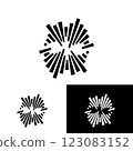 Sound waves vector illustration design template 123083152
