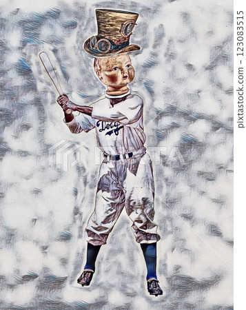 Junior baseball player 123083515