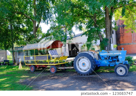 村上牧場的風景（北海道惠庭市） 123083747