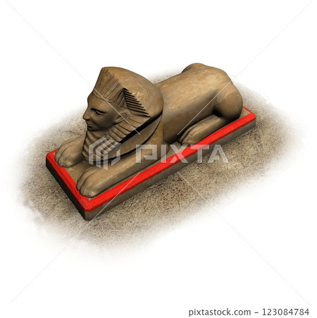 altar monument, 3d visualization, illustration 123084784