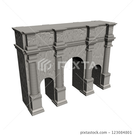 altar monument, 3d visualization, illustration altar monument, 3d visualization, illustration 123084801