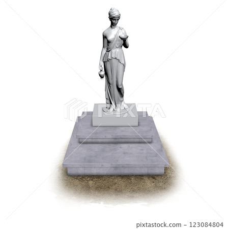 altar monument, 3d visualization, illustration 123084804