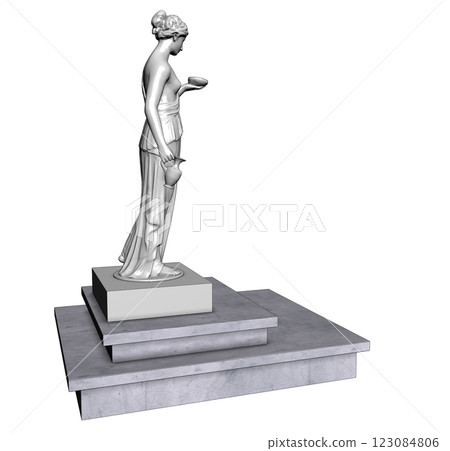 altar monument, 3d visualization, illustration 123084806