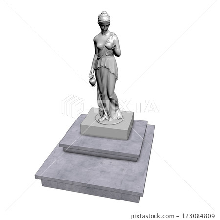 altar monument, 3d visualization, illustration 123084809