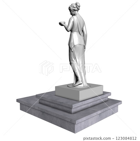 altar monument, 3d visualization, illustration 123084812