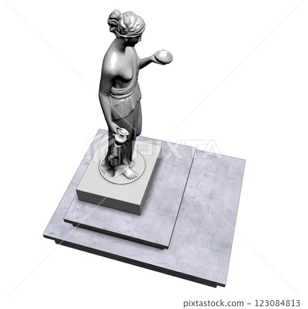 altar monument, 3d visualization, illustration 123084813
