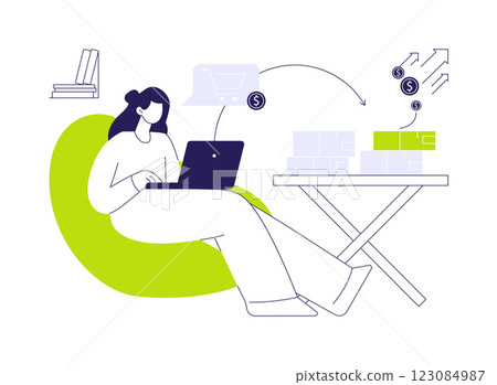 Creating stock of products abstract concept vector illustration. Creating stock of products abstract concept vector illustration. 123084987