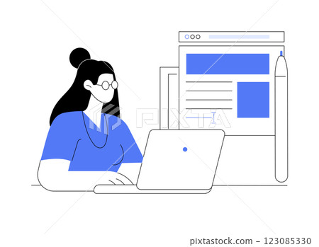 Copywriting isolated cartoon vector illustrations. Copywriting isolated cartoon vector illustrations. 123085330