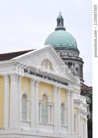 The Arts House or formerly Old Parliament House in Singapore 123085505