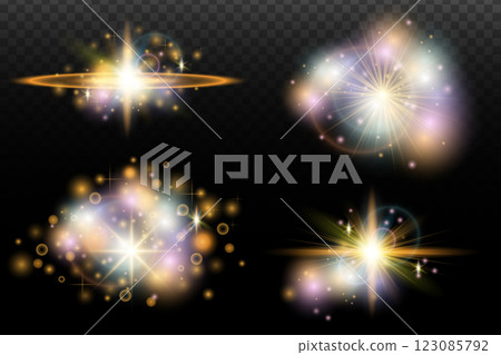 set of abstract backgrounds with different web ico 123085792