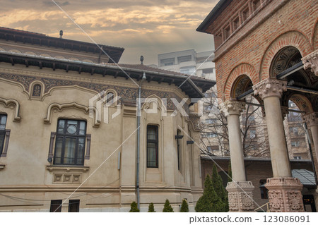 Antim Monastery in Bucharest, Romania. Antim Monastery in Bucharest, Romania. 123086091