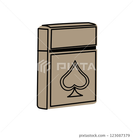 Isolated illustration of the lighter 123087379
