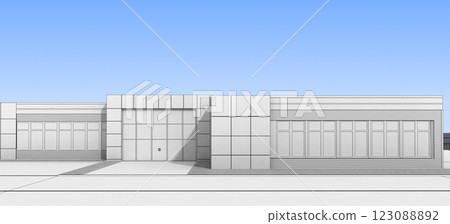 3d render exterior mall, exterior visualization, 3D illustration 3d render exterior mall, exterior visualization, 3D illustration 123088892