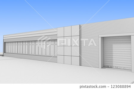 3d render exterior mall, exterior visualization, 3D illustration 3d render exterior mall, exterior visualization, 3D illustration 123088894