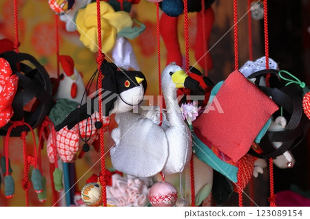 Hina dolls, Hinamatsuri, hanging ox ornaments, cute ornaments 123089154