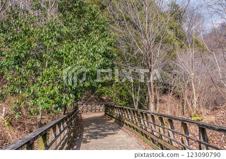 Osaka Prefectural Forest Hoshida Park Scenery Kawazoi Road Katano City 123090790