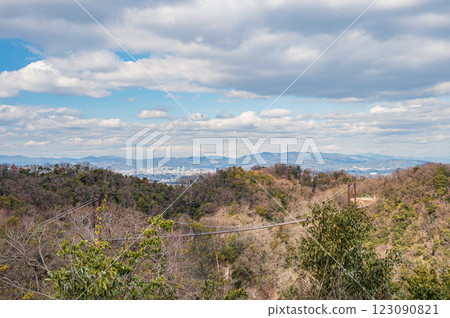 大阪府立森林星田公園風景，交野市 123090821