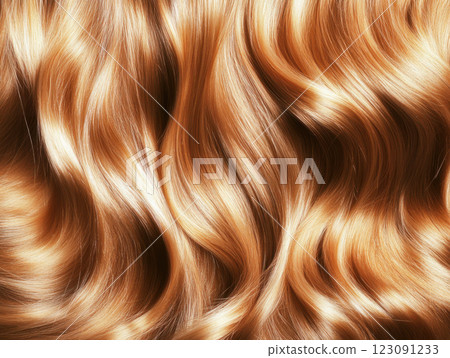 wavy shiny hair 123091233