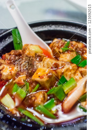 Sichuan cuisine ~ Mapo tofu (real Chinese food) ~ 123092015