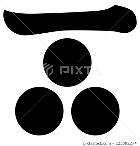 It is called the one-character three-star crest and is the family crest of Mori Motonari, Mori Terumoto, Nagai Naokatsu, Nikaho Takamasa, and Oe Hiromoto. It is called the one-character three-star crest and is the family crest of Mori Motonari, Mori Terumoto, Nagai Naokatsu, Nikaho Takamasa, and Oe Hiromoto. 123092274