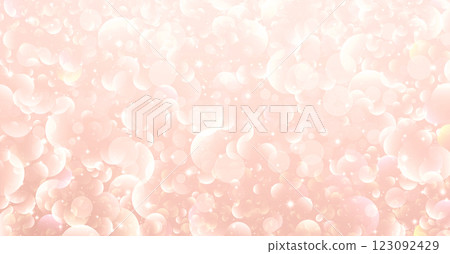 Pink glitter material with fantastic light particles scattered throughout Pink glitter material with fantastic light particles scattered throughout 123092429