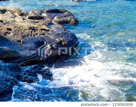 初冬時節，從橫須賀觀音崎望去，東京灣的景色清爽宜人 123092699