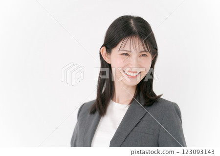 微笑的女商人 微笑的女商人 123093143