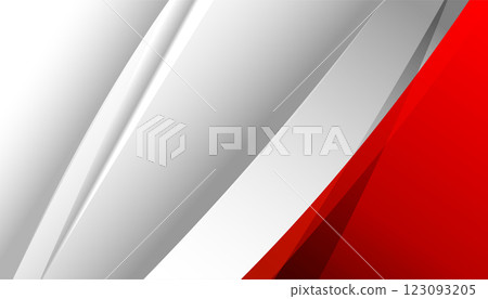 Abstract white and red corporate background with copy space. 123093205