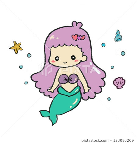 可愛的美人魚 可愛的美人魚 123093209