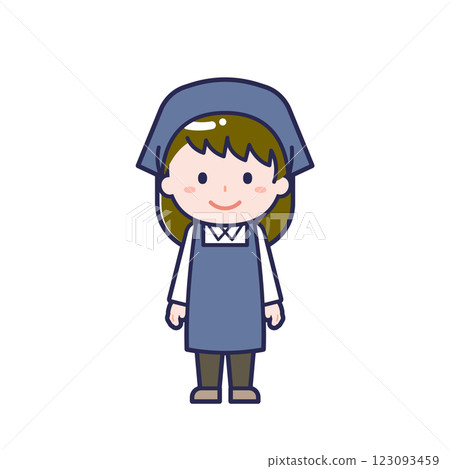 Cleaning staff/female 09 Cleaning staff/female 09 123093459