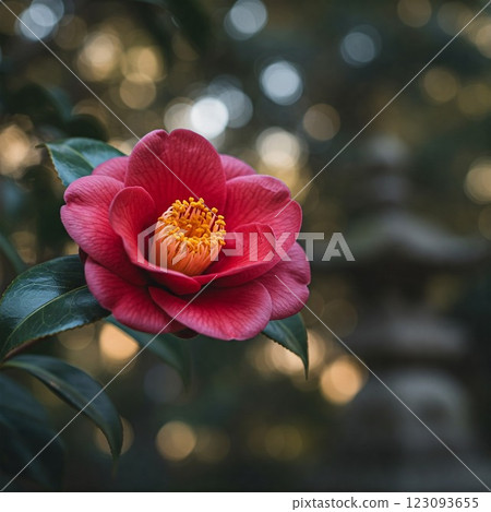 Camellia flower Camellia flower 123093655