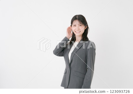 Smiling business woman Smiling business woman 123093726