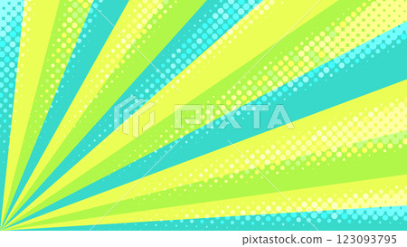 Green comic book style sunburst, concentrated lines background, vector illustration Green comic book style sunburst, concentrated lines background, vector illustration 123093795