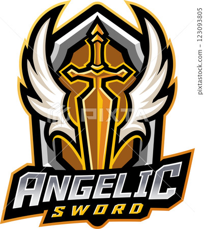 Angelic sword esport mascot Angelic sword esport mascot 123093805