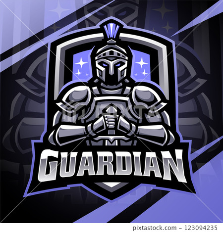 Guardian esport mascot logo design Guardian esport mascot logo design 123094235
