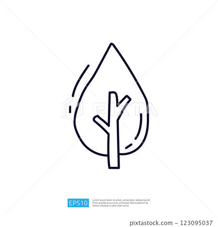 A minimalist illustration of a leaf with a branch, symbolizing nature and growth. The design emphasizes simplicity and environmental themes. A minimalist illustration of a leaf with a branch, symbolizing nature and growth. The design emphasizes simplicity and environmental themes. 123095037