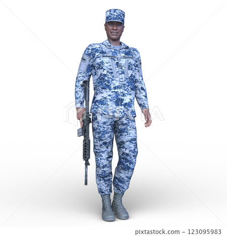 一名士兵 一名士兵 123095983