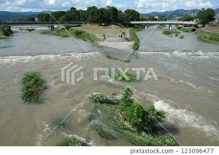 Kamogawa Delta after the typhoon Kamogawa Delta after the typhoon 123096477