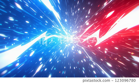 《相對紅藍能量背景》 123096780