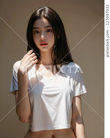 仕女畫的美麗的女人 仕女畫的美麗的女人 123097032