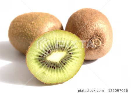 Kiwifruit cut in half Kiwifruit cut in half 123097056