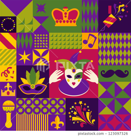 Vibrant Carnival Celebration Poster Design Vibrant Carnival Celebration Poster Design 123097326