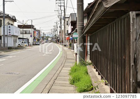 漫步在中山道的板鼻宿：舊中山道街景、板鼻、安中市 123097785