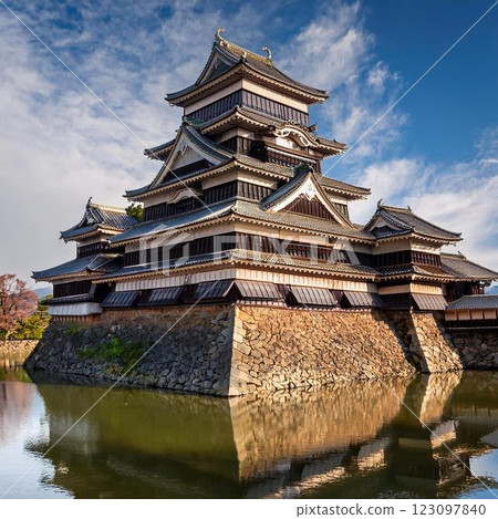 松本城日本城堡插圖 松本城日本城堡插圖 123097840