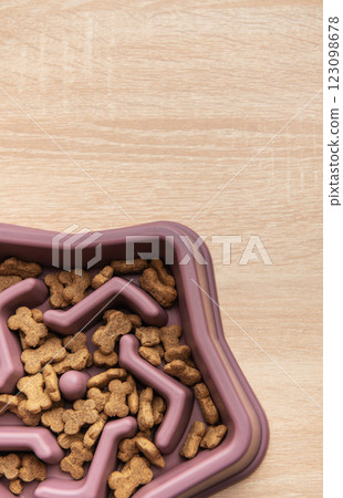 Slow feeder dog bowl preventing gulping and improving digestion Slow feeder dog bowl preventing gulping and improving digestion 123098678