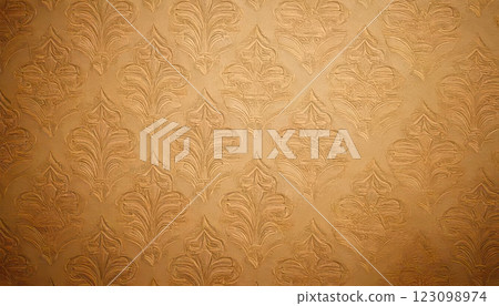 AI 圖片：淺棕色壁紙紋理，帶有細微圖案 123098974