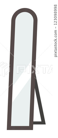 全身鏡向量插圖 全身鏡向量插圖 123098998