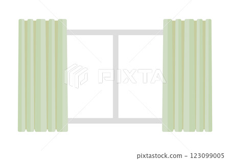 窗簾向量插圖 123099005